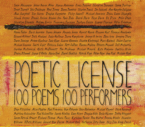 Alexander/Lupone/Zeta-Jones/Nixon/Baranski/Daly/Sa - Poetic License: 100 Poems/100 Performers Music CD