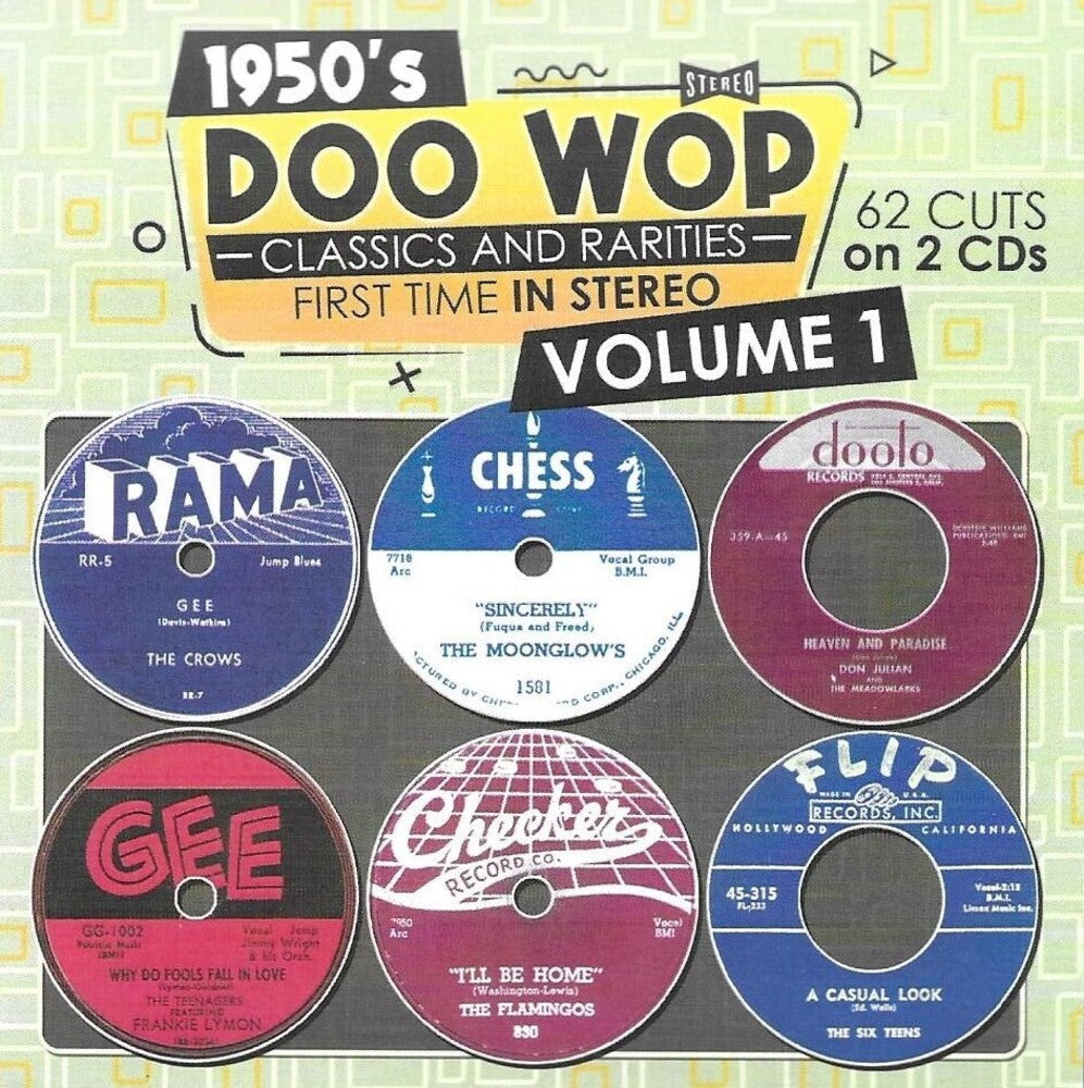 1950s Doo Wop Classics And Rarities 1 / Various - 1950s Doo Wop Classics And Rarities 1 / Various [CD]