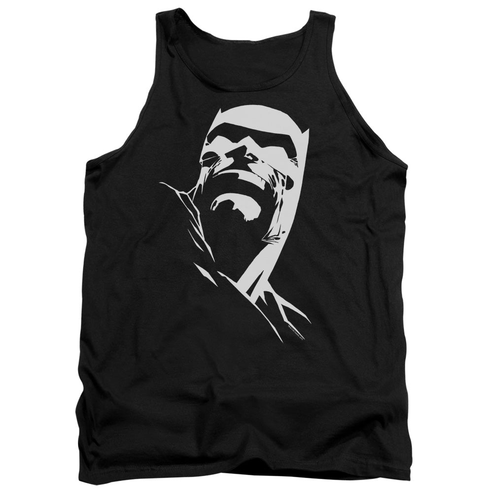 Batman Dkr Head Mens Tank Top Shirt Black Officially Licensed