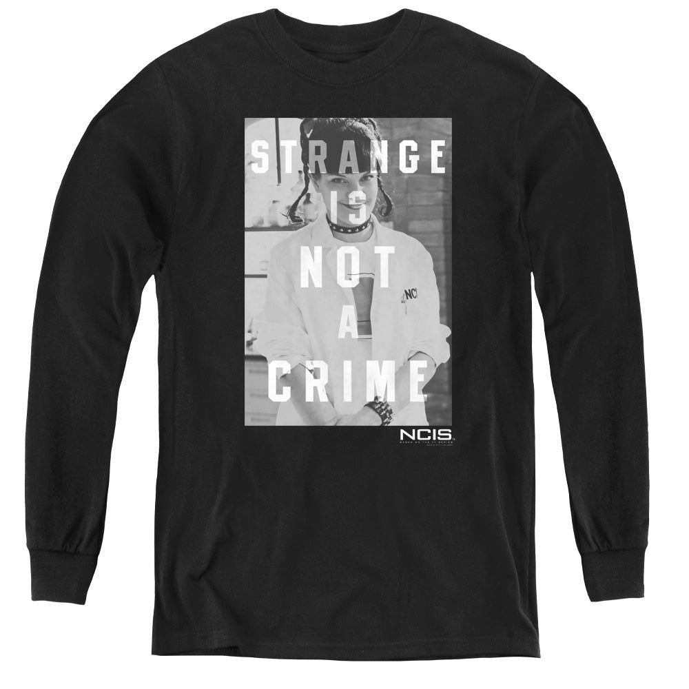 Ncis Strange Long Sleeve Kids Youth T Shirt Black Officially Licensed