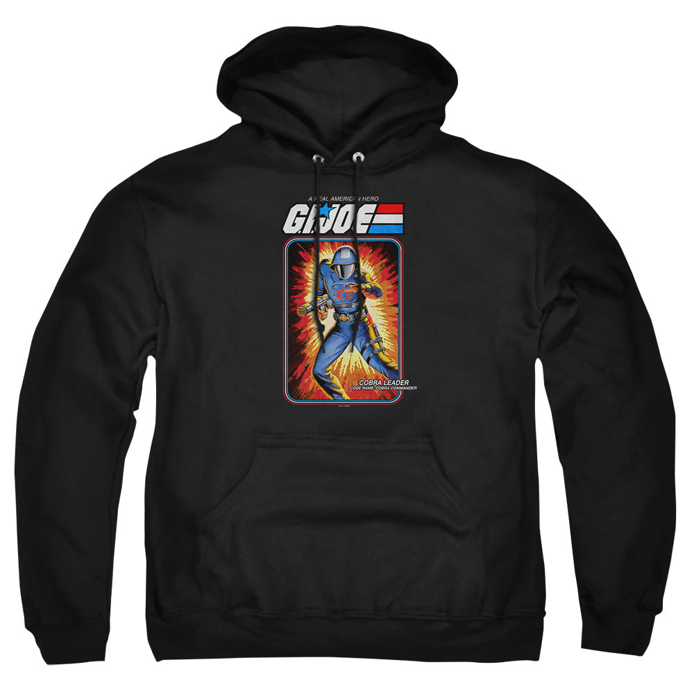 G.I. Joe Cobra Commander Card Mens Hoodie Black