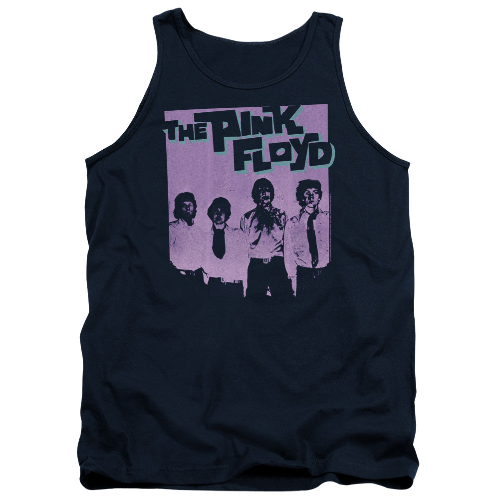 Pink Floyd Paint Box Mens Tank Top Shirt Navy Officially Licensed