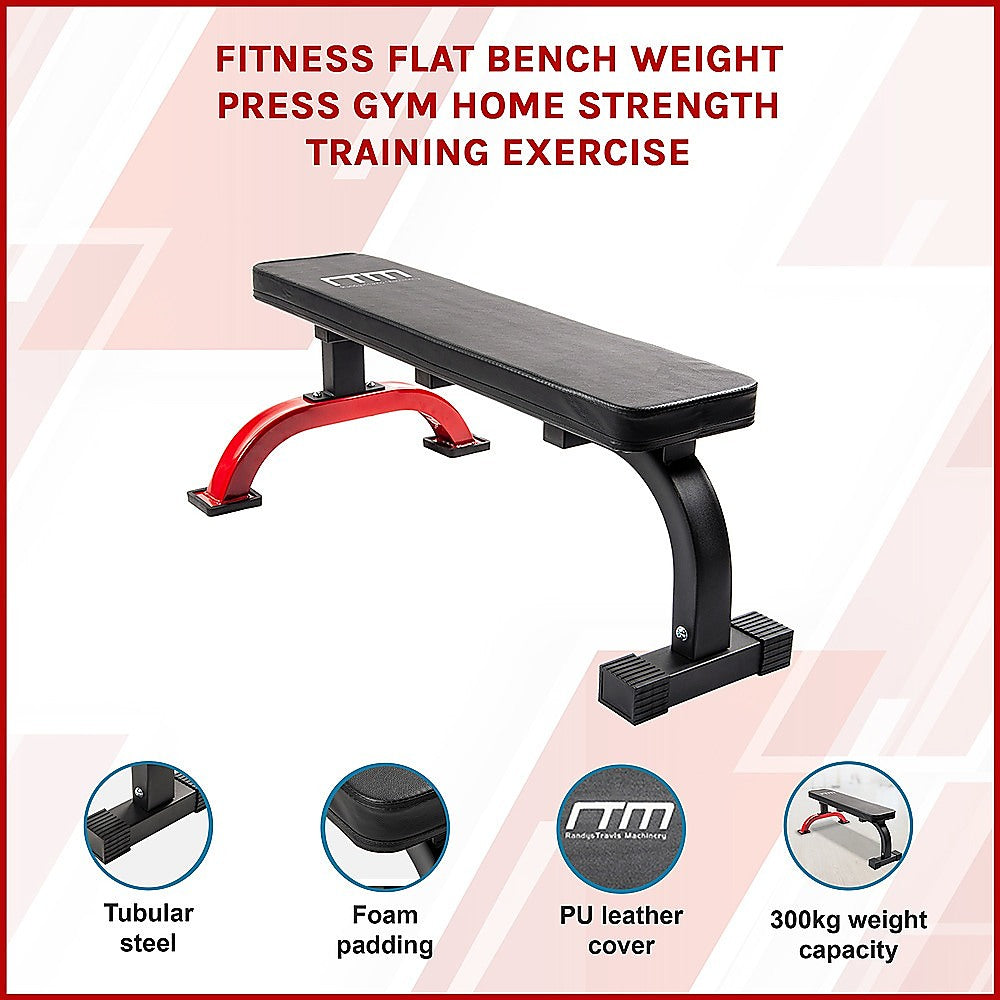 NNEDSZ Fitness Flat Bench Weight Press Gym Home Strength Training Exercise-2