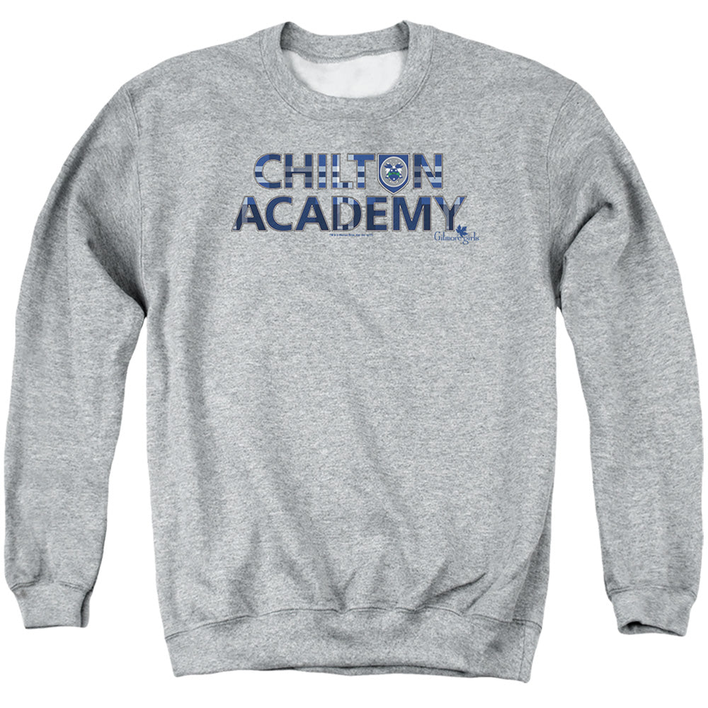Gilmore Girls Chilton Academy Mens Crewneck Sweatshirt Athletic Heather Officially Licensed