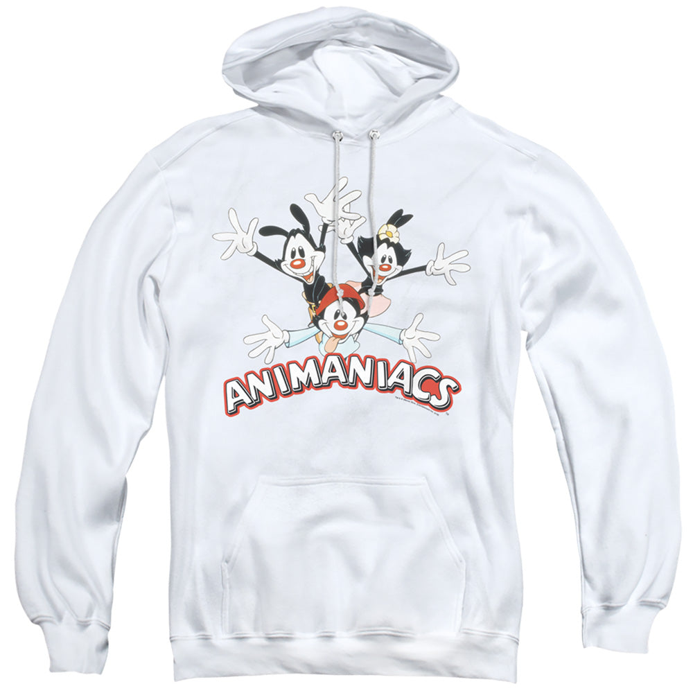 Animaniacs Animaniacs Trio Mens Hoodie White Officially Licensed