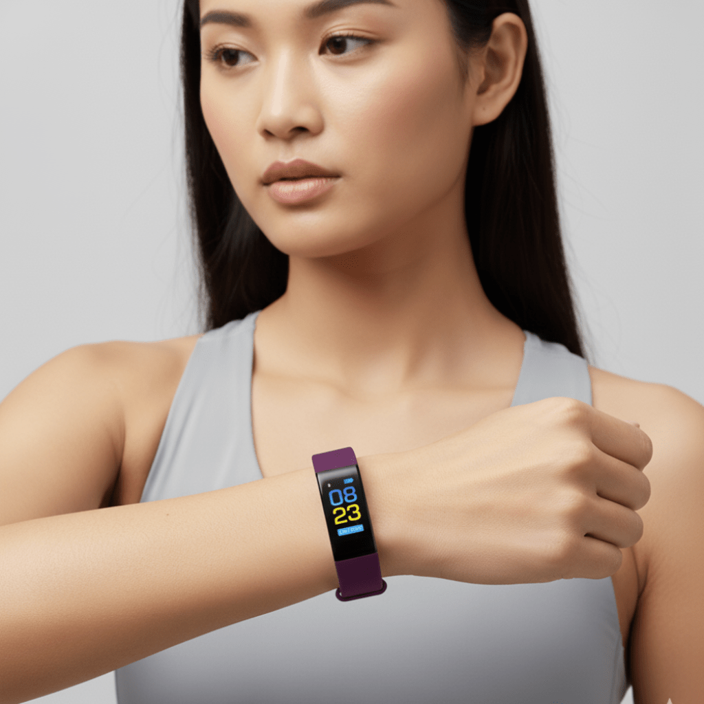 Wellness Tracker | Fitness Tracker Watch with Heart Rate Monitoring & Sleep Tracking | Lightweight Design for Daily Activity
