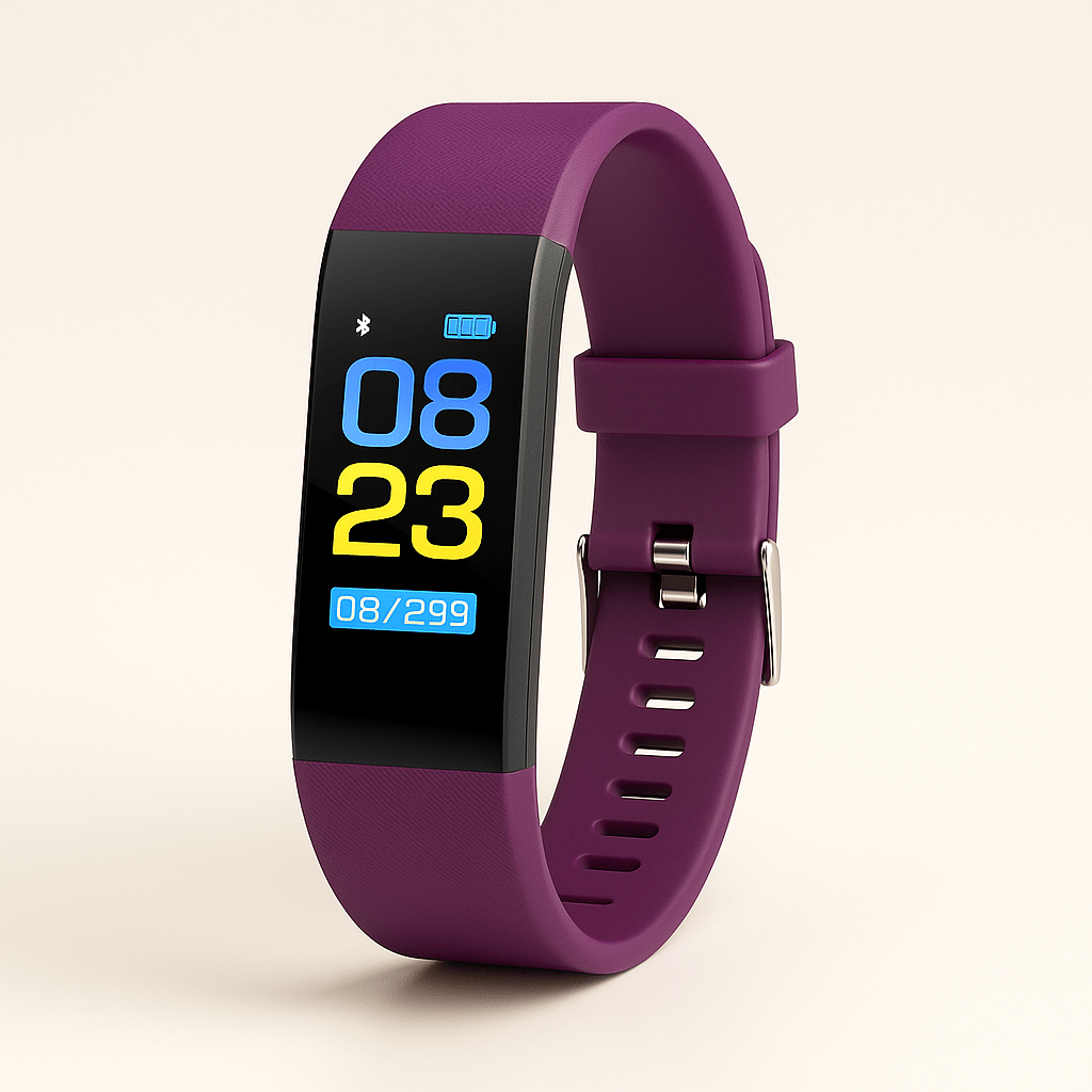 Wellness Tracker | Fitness Tracker Watch with Heart Rate Monitoring & Sleep Tracking | Lightweight Design for Daily Activity