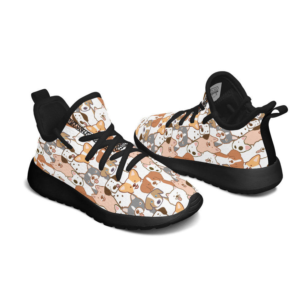 Kids Shoes Sneakers Dogs-4