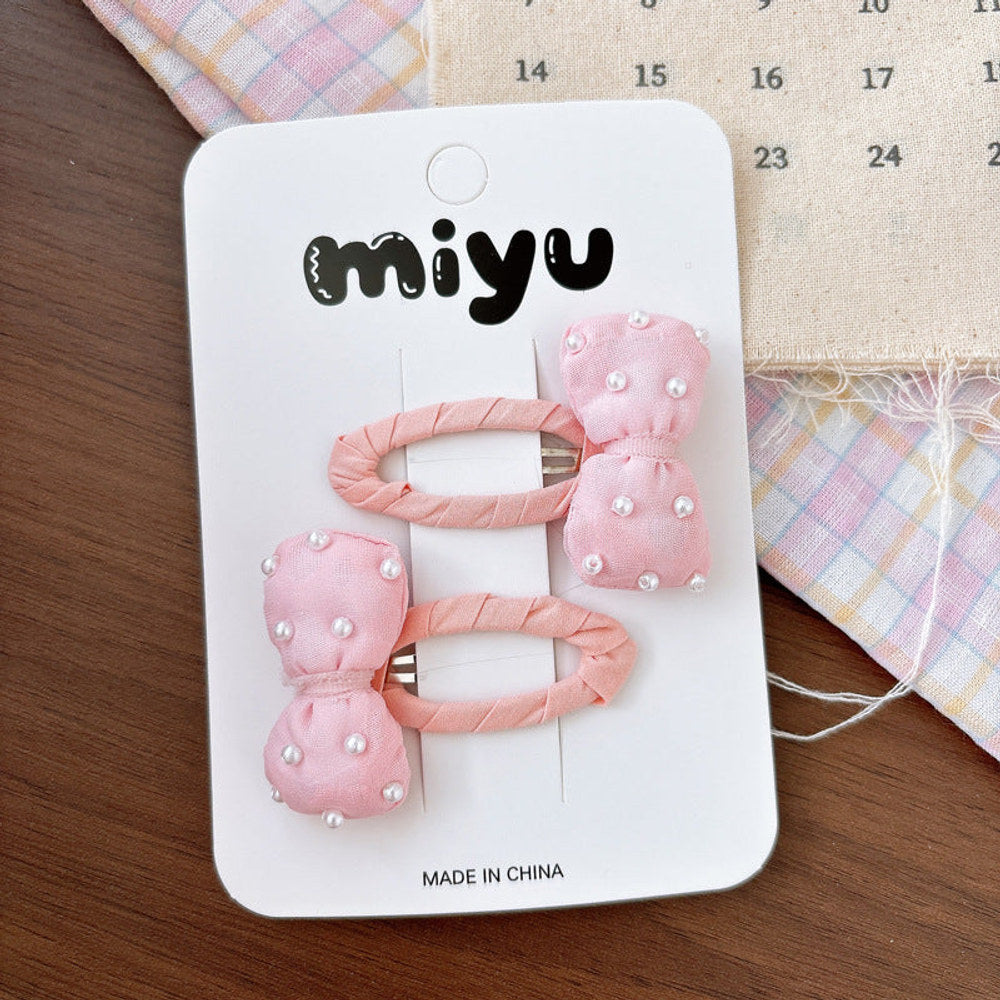 MyKids-USA® Collection of Beaded Hair Clips-1