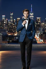 "Vermont" Indigo Blue Tuxedo Jacket-0